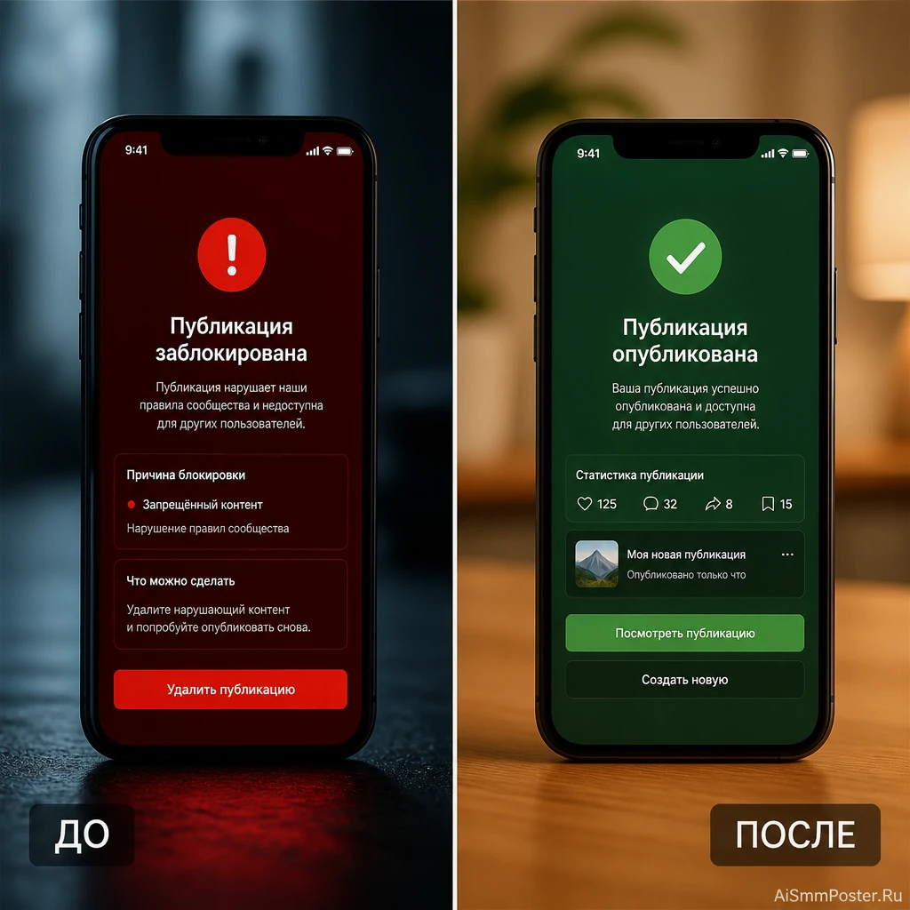 AI-модератор в деле: реальный кейс исправления поста