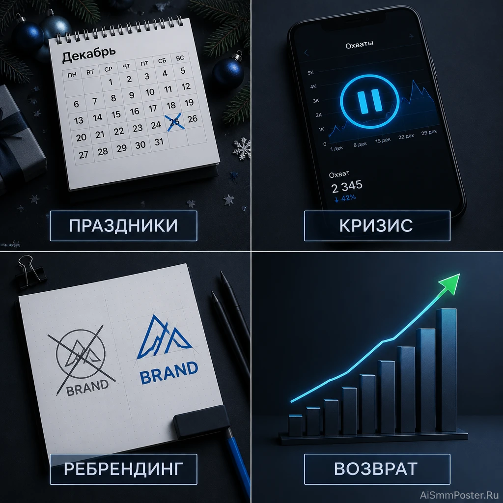 Как поставить AI на паузу и не потерять охваты