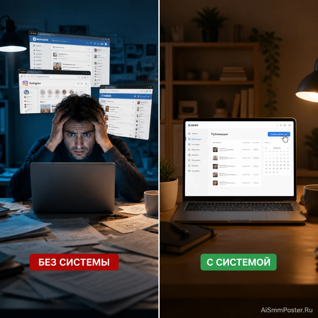 Удалить пост с трёх платформ за 1 клик
