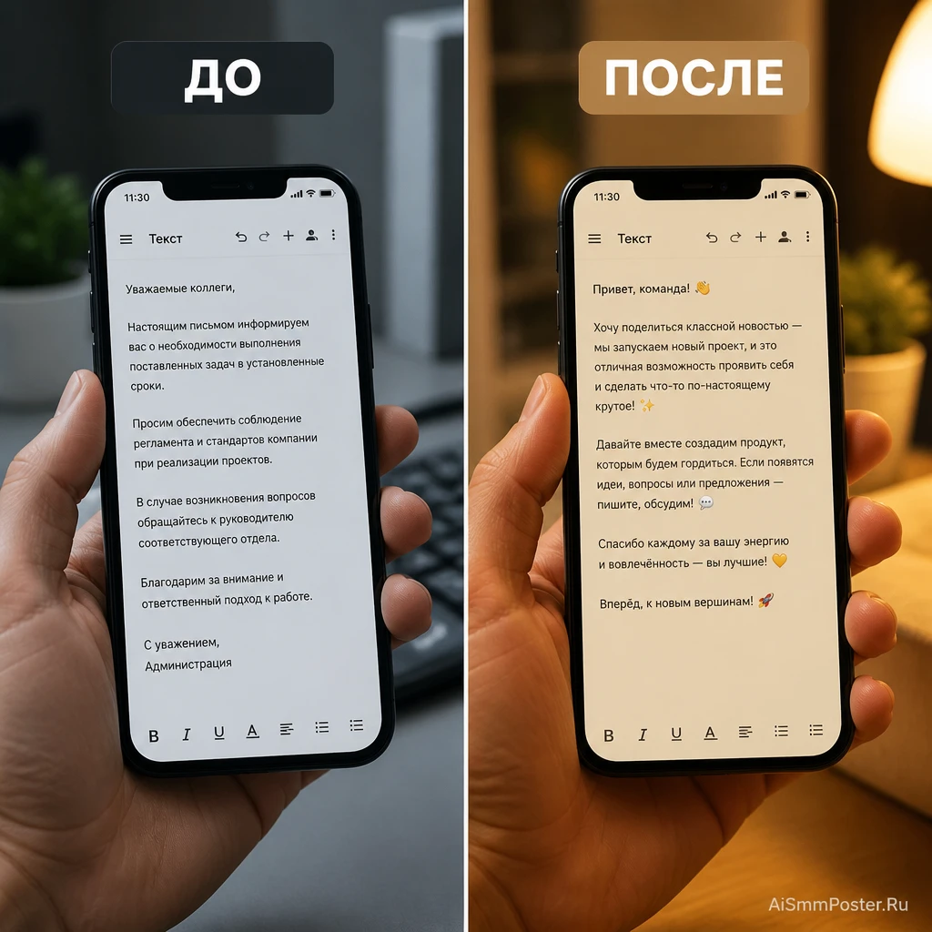 Голос автора в AI-постах