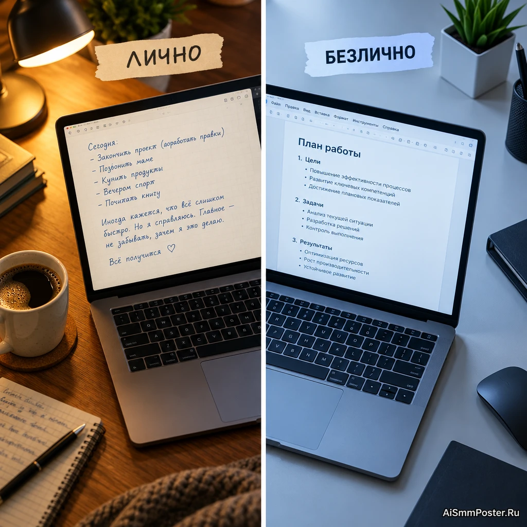 Как AI решает, от чьего лица писать пост